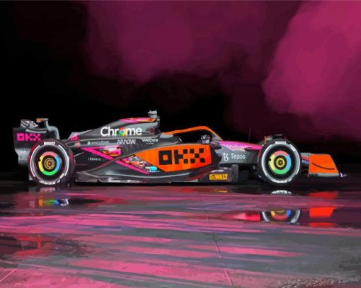 Formula 1 Mclaren Race Car Diamond Paintings