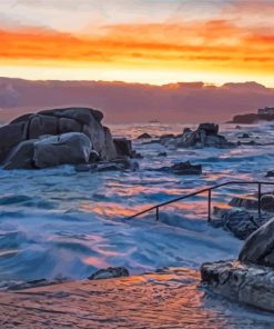 Forty Foot At Sunset Diamond Paintings