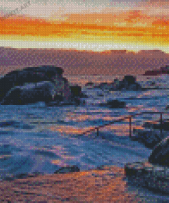 Forty Foot At Sunset Diamond Paintings