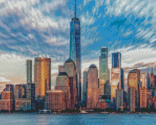 Freedom Tower City Buildings Diamond Paintings