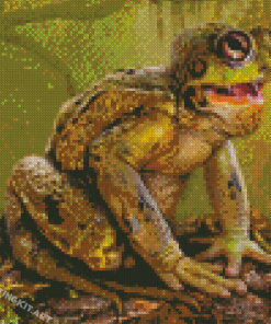 Frogman Cryptid Diamond Paintings