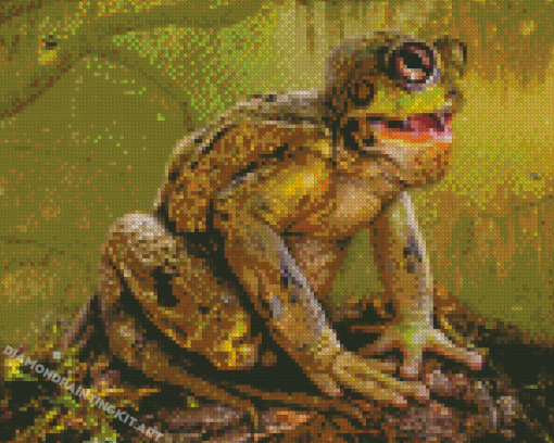 Frogman Cryptid Diamond Paintings