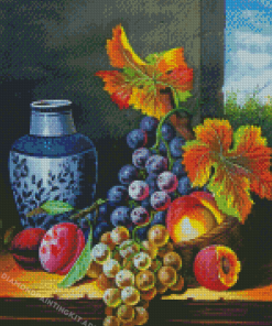 Fruits Basket Still Life Art Diamond Paintings