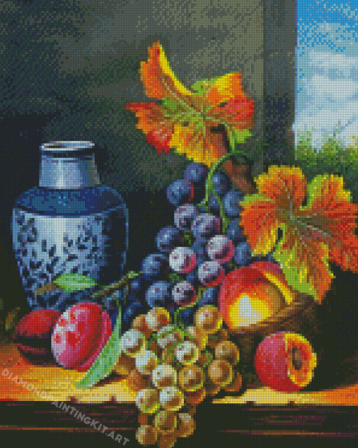 Fruits Basket Still Life Art Diamond Paintings