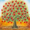 Garden Fruit Pomegranate Tree Diamond Paintings