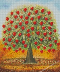 Garden Fruit Pomegranate Tree Diamond Paintings