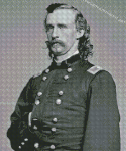 George Custer Black And White Diamond Paintings