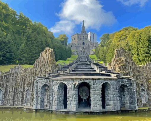 Germany Kassel Bergpark Wilhelmshohe Diamond Paintings