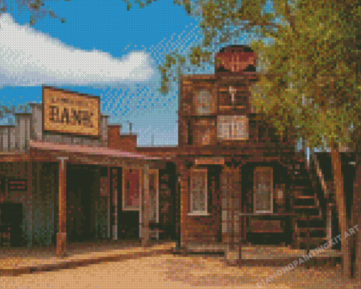 Ghost Town Art Diamond Paintings