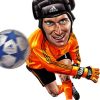 Goalkeeper Petr Cech Caricature Diamond Paintings