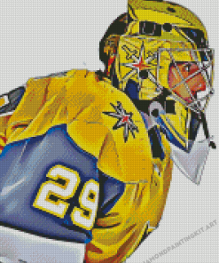 Goaltender Marc Andre Fleury Diamond Paintings