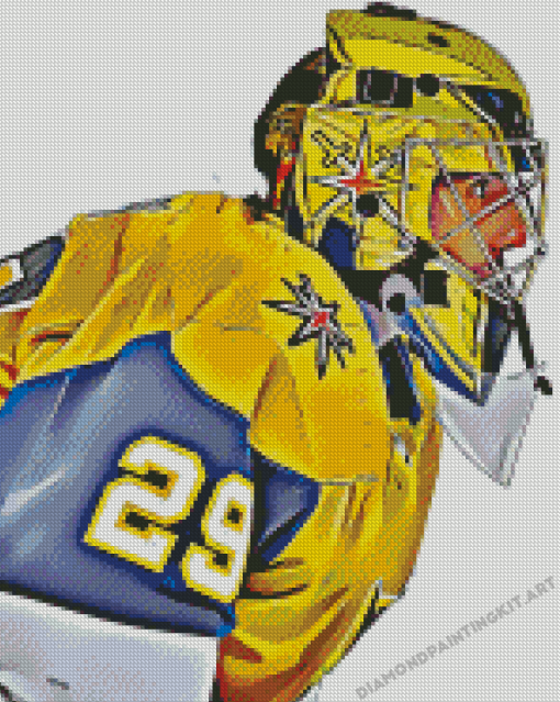 Goaltender Marc Andre Fleury Diamond Paintings