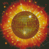 Gold Disco Ball Diamond Paintings