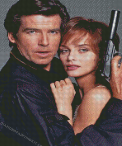 Goldeneye James Bond And Natalya Diamond Paintings