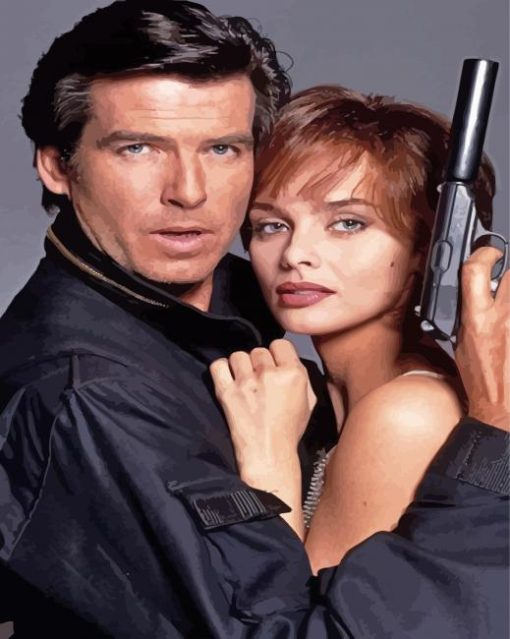 Goldeneye James Bond And Natalya Diamond Paintings