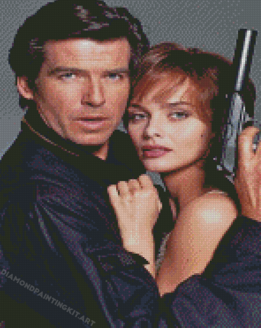 Goldeneye James Bond And Natalya Diamond Paintings