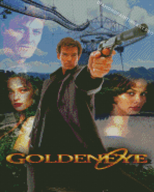 Goldeneye Movie Poster Diamond Paintings