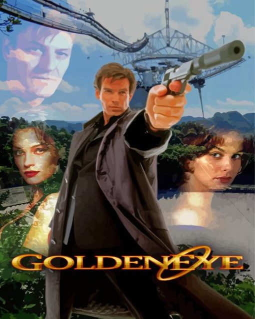 Goldeneye Movie Poster Diamond Paintings