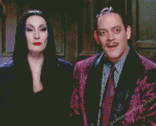 Gomez And Morticia Diamond Paintings