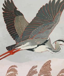 Great Heron Flying Diamond Paintings