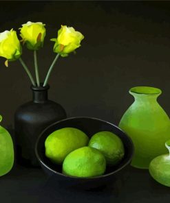 Green Still Life Diamond Paintings