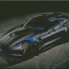 Grey C7 Corvette Diamond Paintings