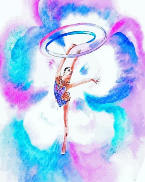 Gymnastic Girl Art Diamond Paintings