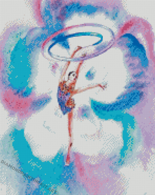 Gymnastic Girl Art Diamond Paintings