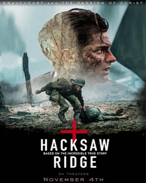 Hacksaw Ridge Movie Poster Diamond Paintings