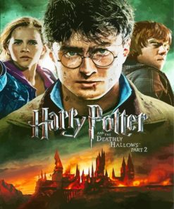 Harry Potter And The Deadly Hallows Poster Diamond Paintings