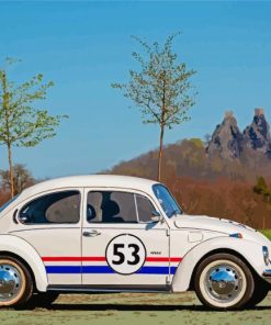 Herbie The Love Bug Car Diamond Paintings