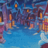 Hogsmeade Cartoon Diamond Paintings