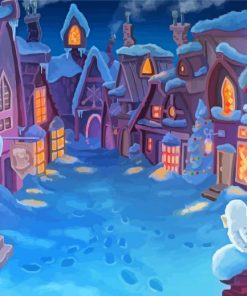 Hogsmeade Cartoon Diamond Paintings