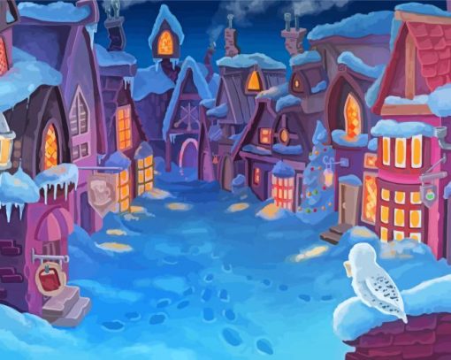 Hogsmeade Cartoon Diamond Paintings