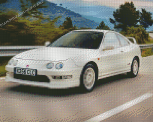 Honda Integra Car Diamond Paintings