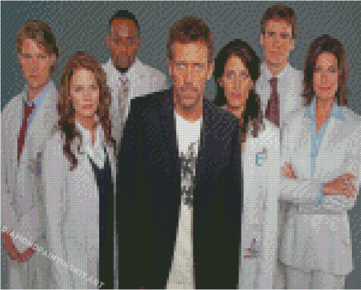 House MD Characters Diamond Paintings