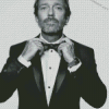 Hugh Laurie Black And White Diamond Paintings