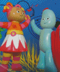 Igglepiggle And Upsy Daisy Diamond Paintings