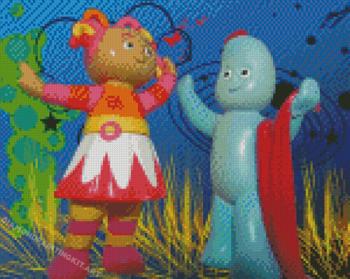 Igglepiggle And Upsy Daisy Diamond Paintings