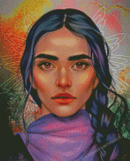 Inej Ghafa Book Character Art Diamond Paintings