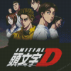 Initial DManga Serie Poster Diamond Paintings