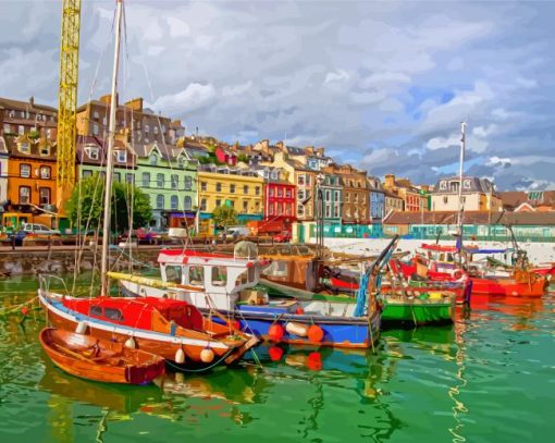 Ireland Cobh Harbour Diamond Paintings