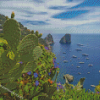 Italian Island Capri Bay Diamond Paintings