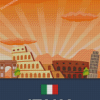 Italy Travel Poster Diamond Paintings