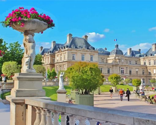 Jardin Du Luxembourg Diamond Paintings