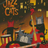 Jazz Cats Diamond Paintings