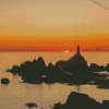 Jersey Channel Islands Sunset Diamond Paintings