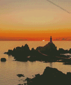 Jersey Channel Islands Sunset Diamond Paintings