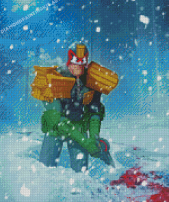 Judge Dredd Art Diamond Paintings