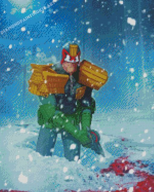 Judge Dredd Art Diamond Paintings